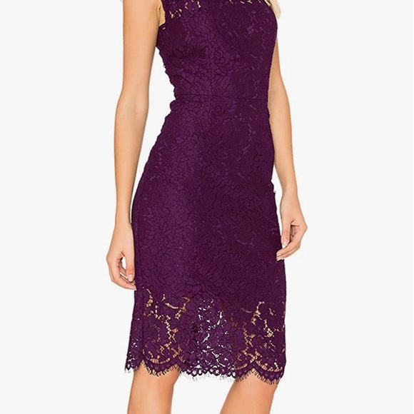 COPY - Merokeety Sleeveless Lace Floral Cocktail Dress - Picture 3 of 11